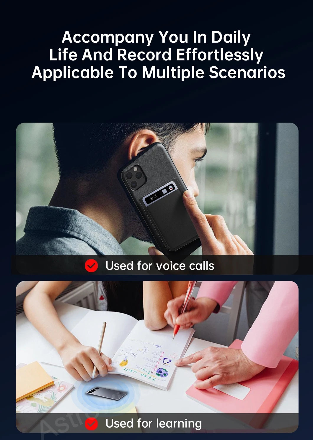 AI Voice Recorder ChatGPT-4 App 64GB Transcribe Summarize