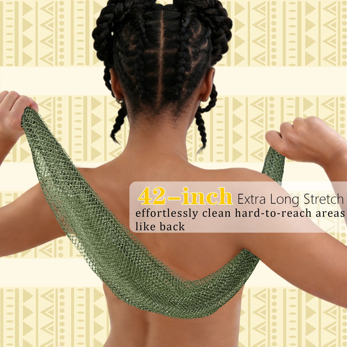 Authentic African Net Sponge Exfoliating Bath Shower