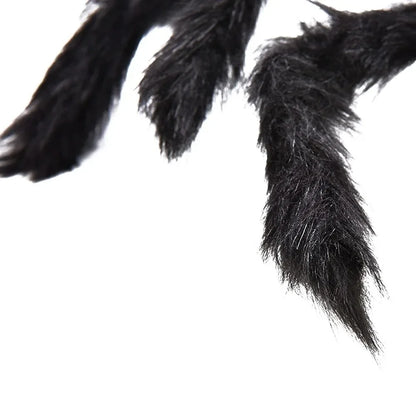 Halloween Decor Giant Black Plush Spider Halloween Party