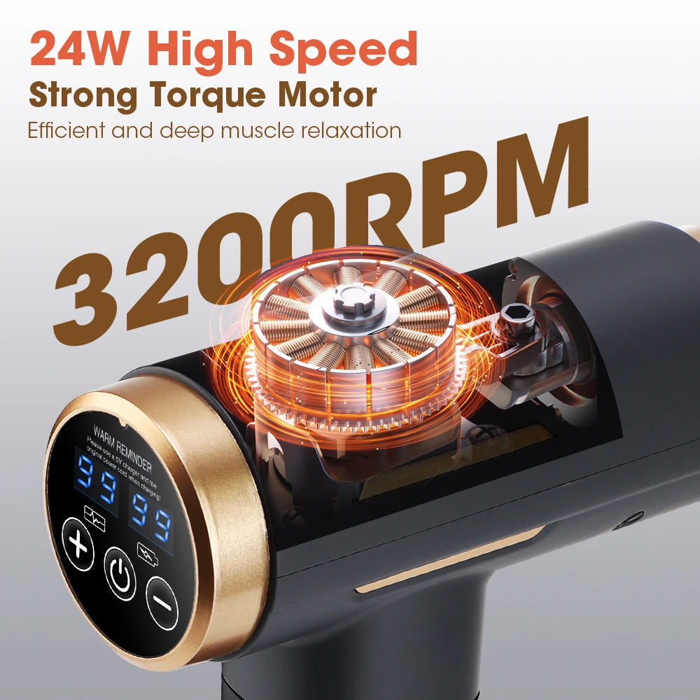 Electric Fascia Gun Head Deep Tissue Massager