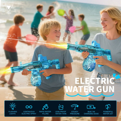 Simulated Firing and Recoil Electric Water Gun Toys Children
