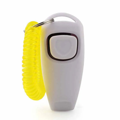 2 In 1 Pet Clicker Dog Training Whistle Answer Card