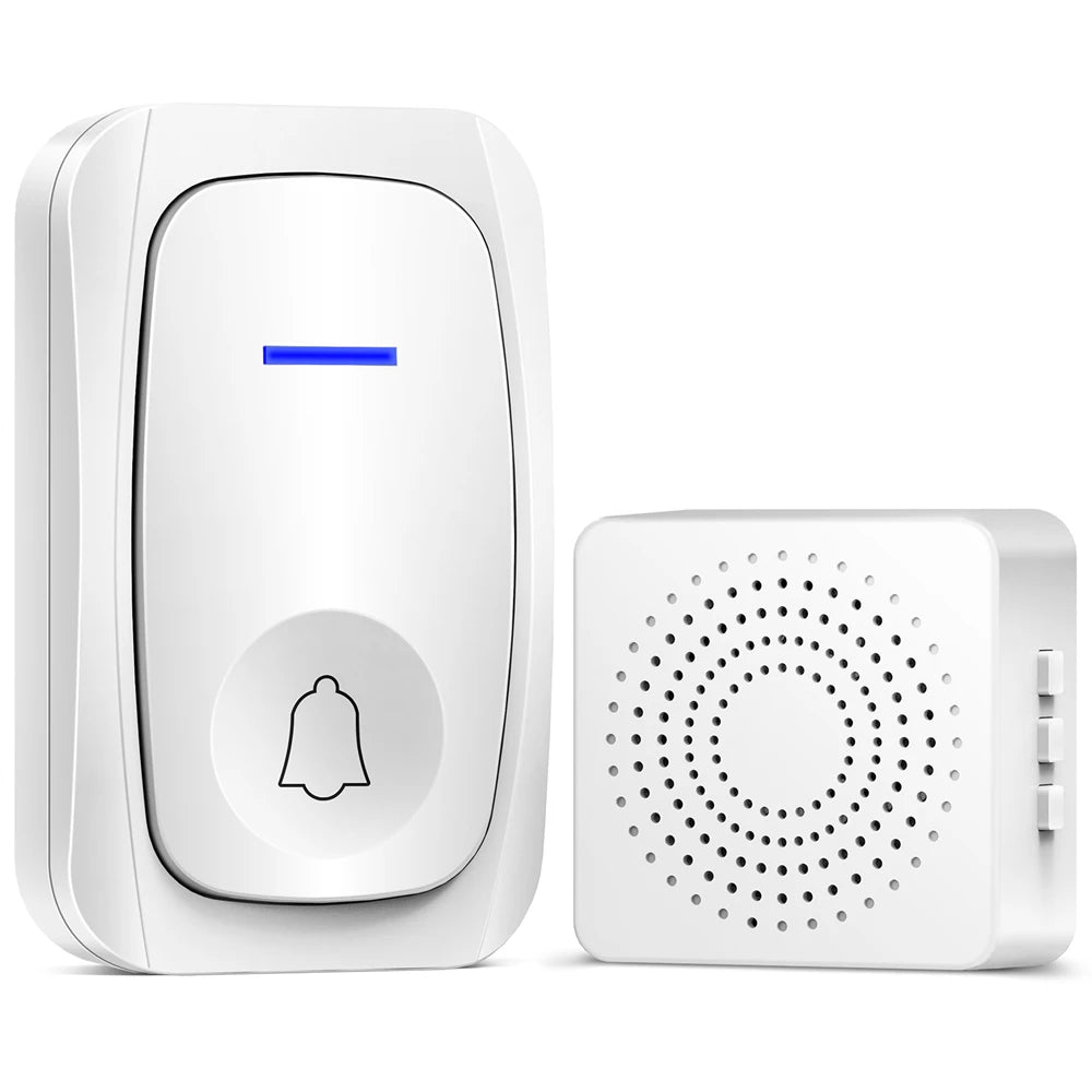 USB Wireless Doorbell Waterproof Welcome Chime Home Door Bell