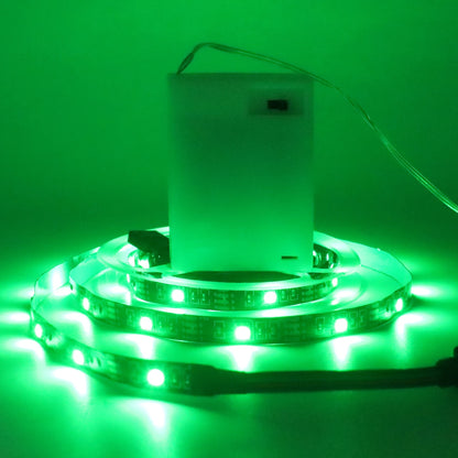 3AA Battery Power RGB Led Strip Light 5V 5050 TV Backlight
