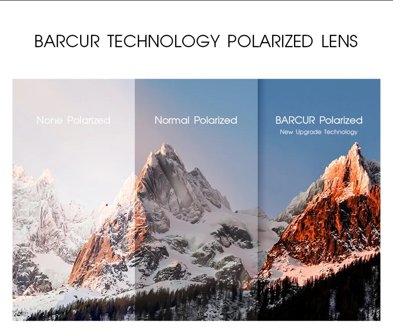 BARCUR Classic Polarized Sunglasses For Both Men Women