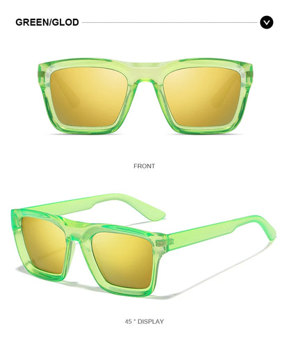 DML New Fashion Women Luxury Brand Square Sunglasses