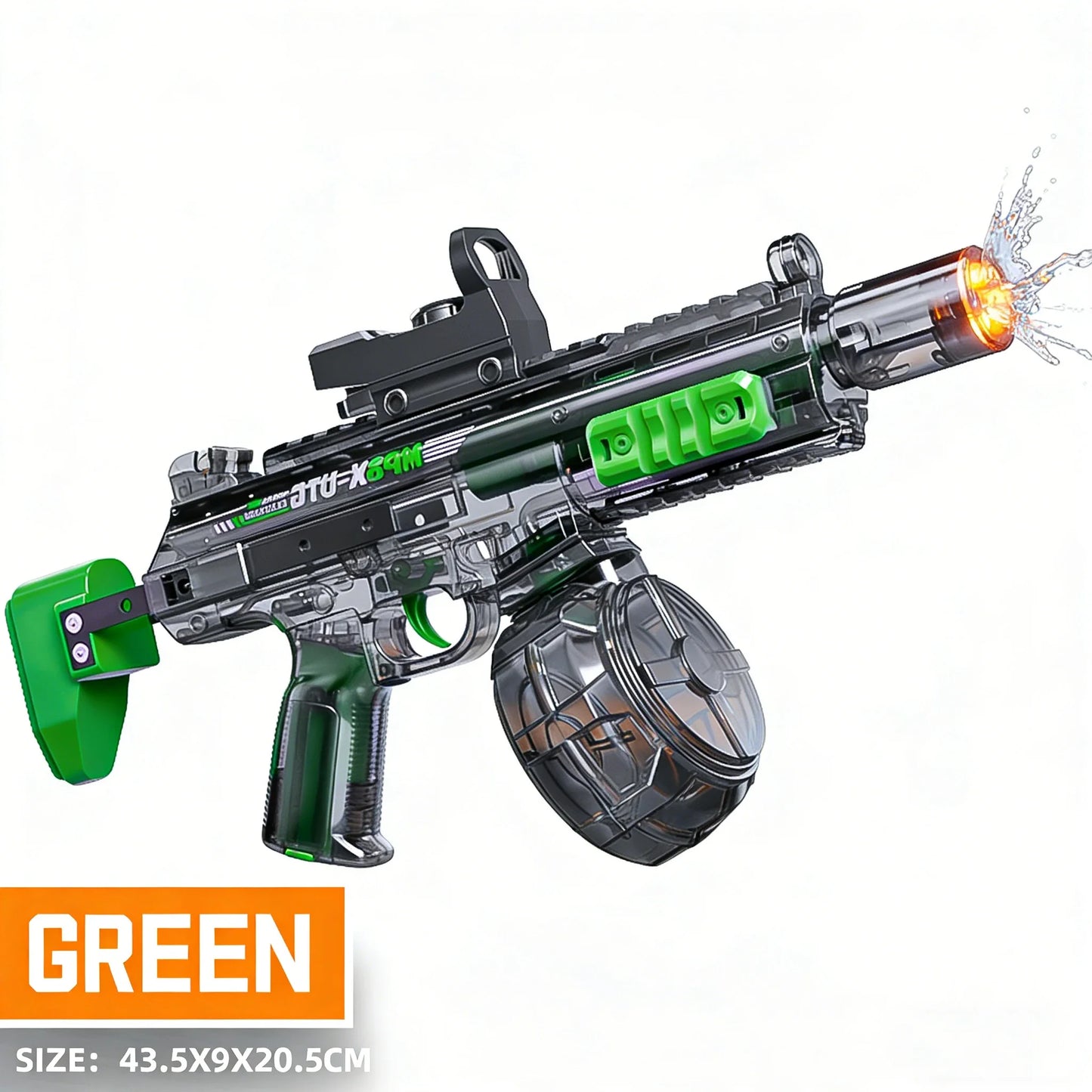 Simulated Firing and Recoil Electric Water Gun Toys Children