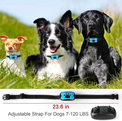 Pet Anti Barking Device USB Rechargeable Training Collar