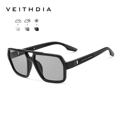 New Arrival Square Sunglasses TR90 Frame Glasses Photochromic