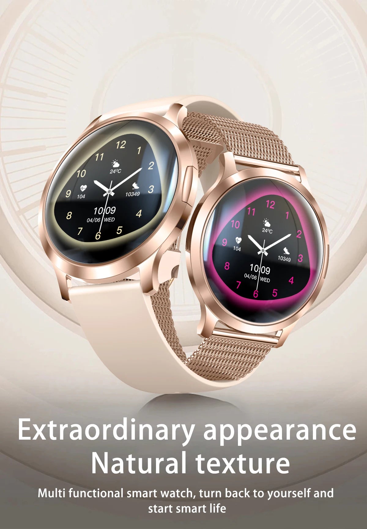 New Smart Watch For Women Gift 1.32 Inch Full Touch Screen