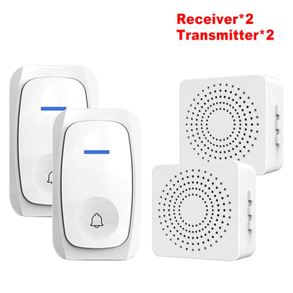 USB Wireless Doorbell Waterproof Welcome Chime Home Door Bell