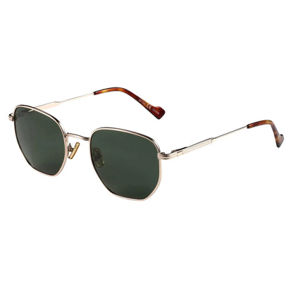 Fashion Hexagon Polarized Retro Sunglasses for Men Women-Vintage