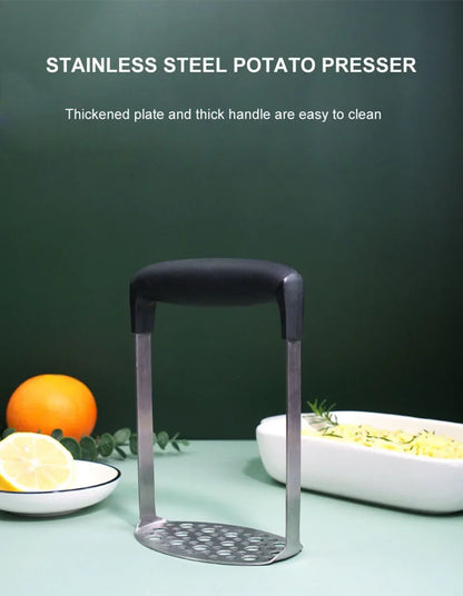 Stainless Steel Potato Pusher Pressed Potato Masher