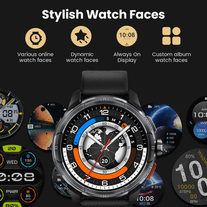 HAYLOU Solar Ultra GPS Smartwatch 1.6” AMOLED Display