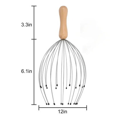 Head Massager Head Scratching Octopus Scalp Massage