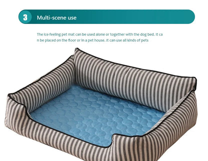 Dog Cooling Mat Summer Pet Cold Bed Extra Large