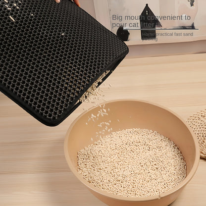 Large Size Cat Litter Mat Eva Double Layer Waterproof Mat