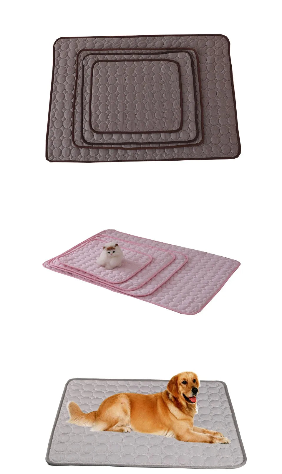 Dog Cooling Mat Summer Pet Cold Bed Extra Large