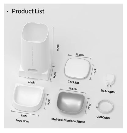 Automatic Cat Feeder Pet Smart WiFi Cat Food Kibble Dispenser