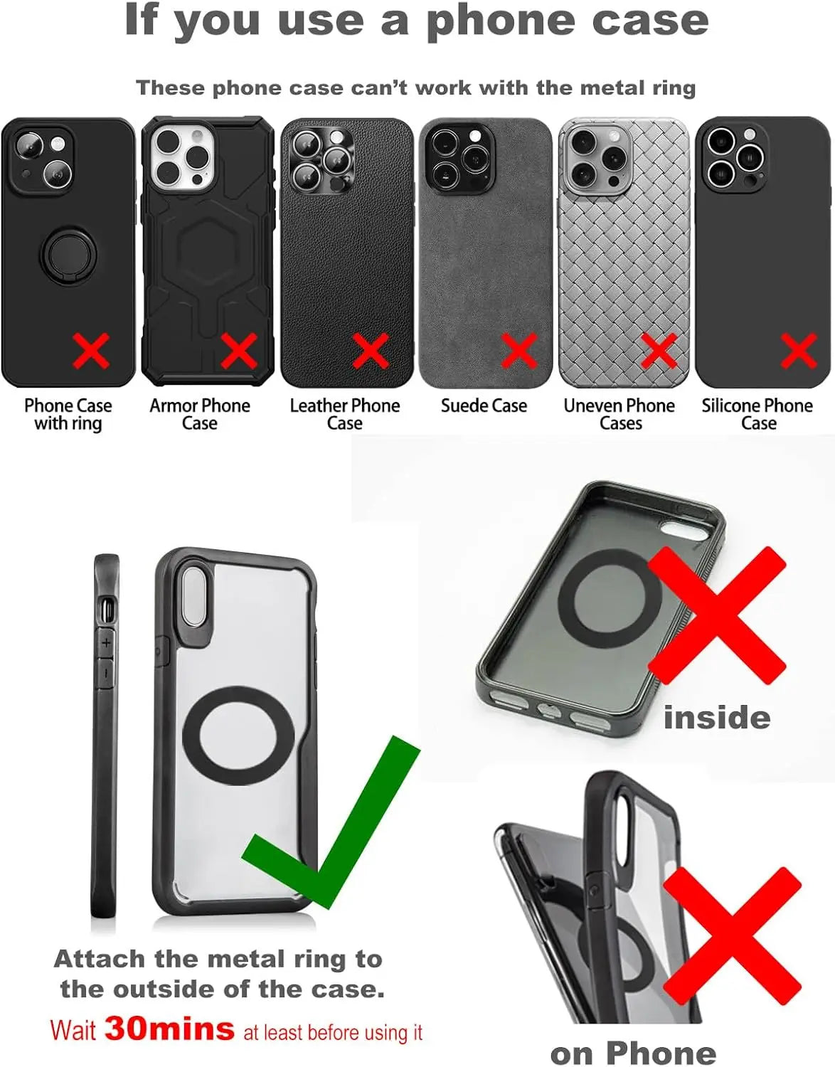 Strong Magnetic Car Phone Holder Foldable 360° Adjustable
