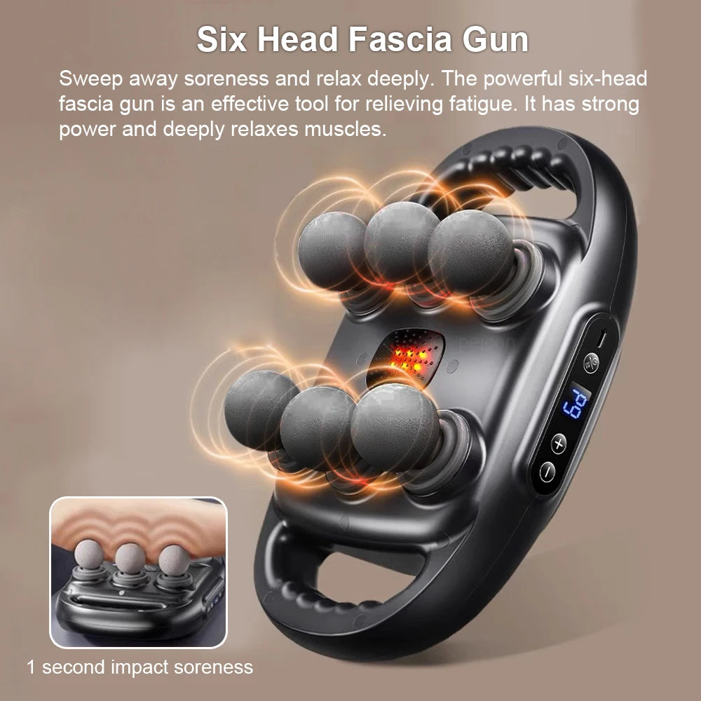 Fascia Gun Muscle Massager Gun High Frequency Back Waist