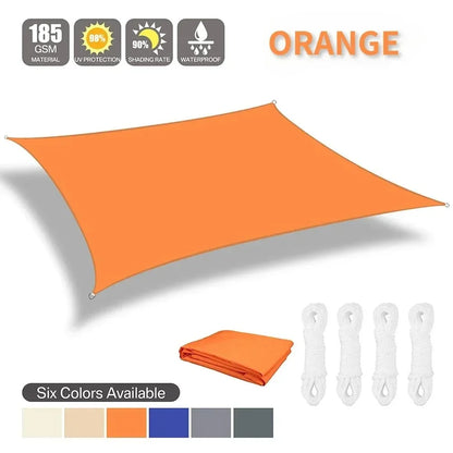 Sun Shade Sail Waterproof Outdoor Square Rectangle Garden