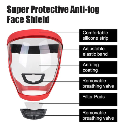 Cover Oil-splash Proof Mask Full Face Shield Kitchen Tool