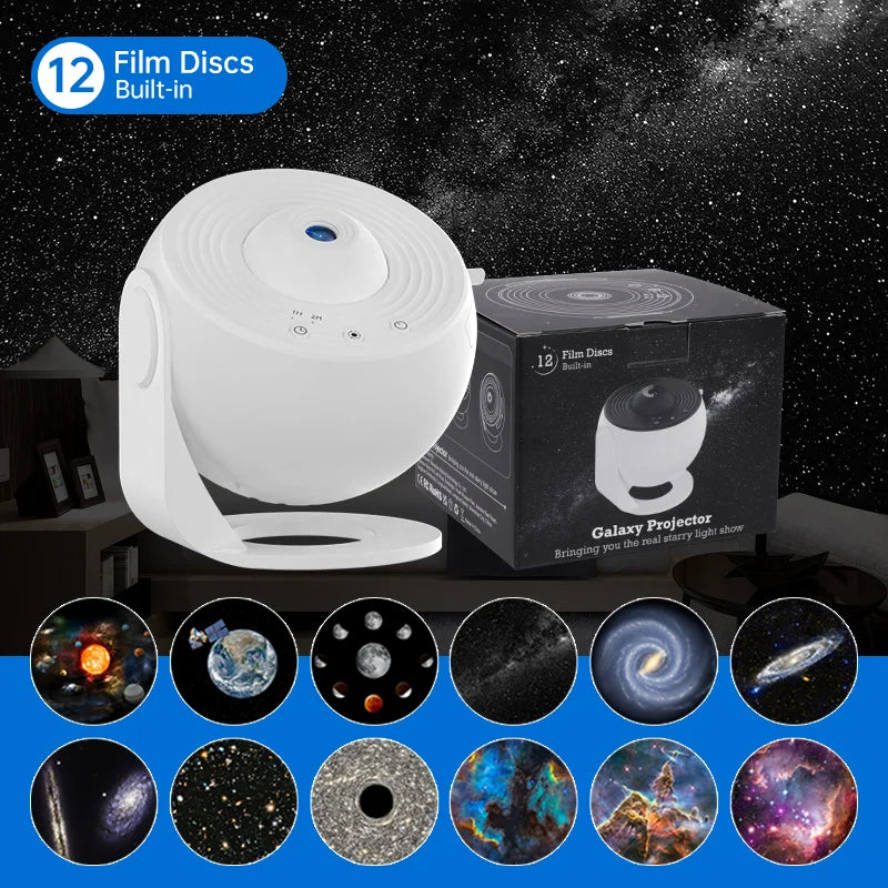 Night Light Galaxy Projector Starry Sky Projector 360° Rotate