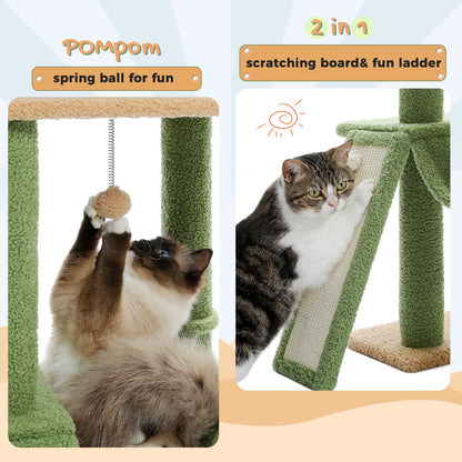 Cactus Cat Tree Floor to Ceiling Tower Scratching Posts