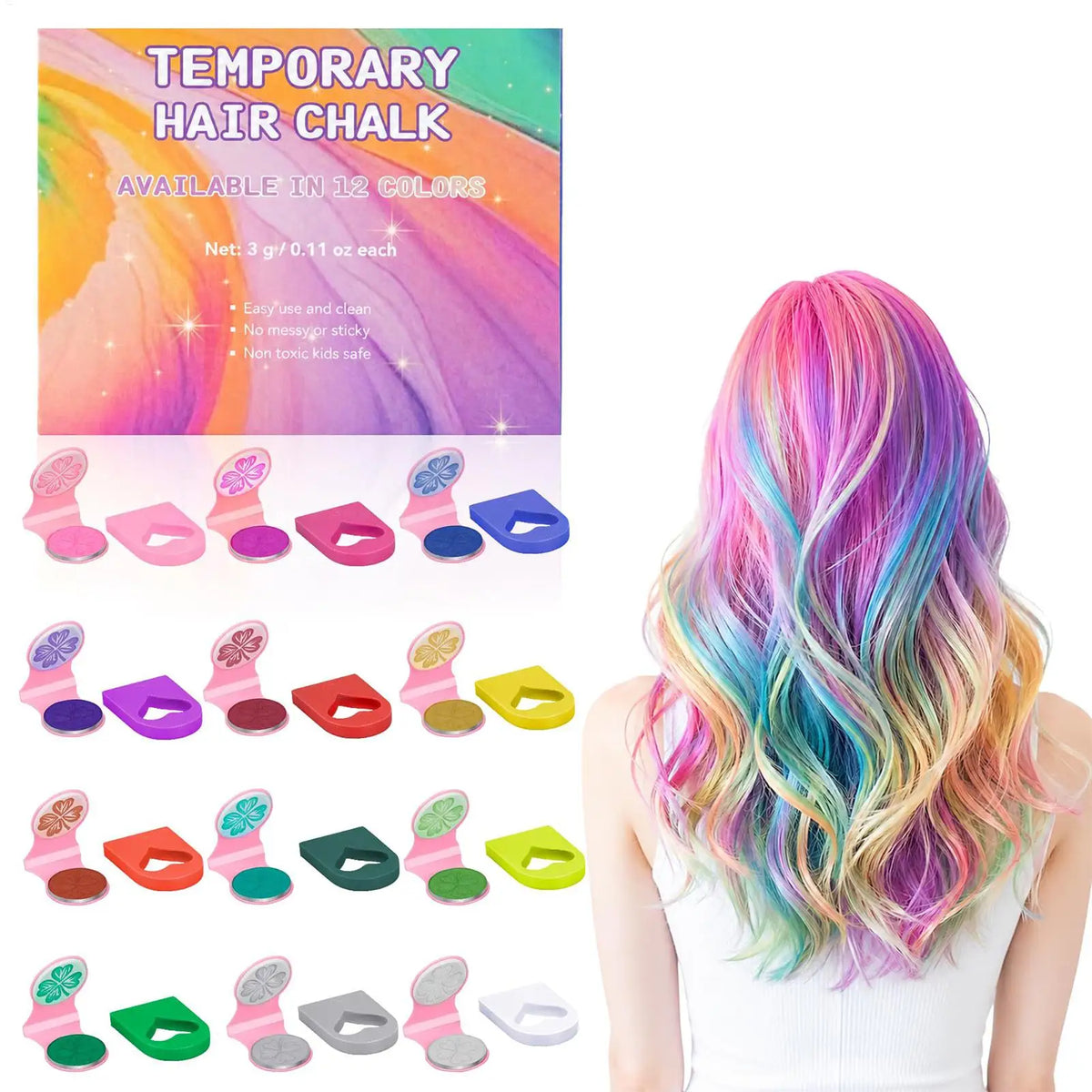 Temporary Hair Dye Chalk Colorful Hair Dye