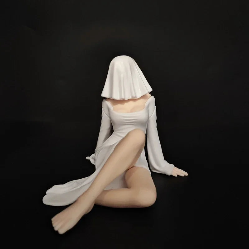 New Mysterious Ghost Lady PVC Figure Mini Anime Girl Figurine Ornament for Computer Desk