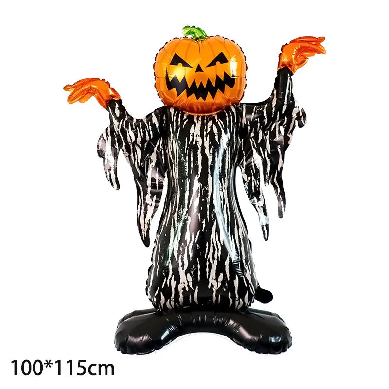 Halloween Decoration Balloons Foil Pumpkin Ghost Dead Tree Witch Mummy Bat Spider Balloon