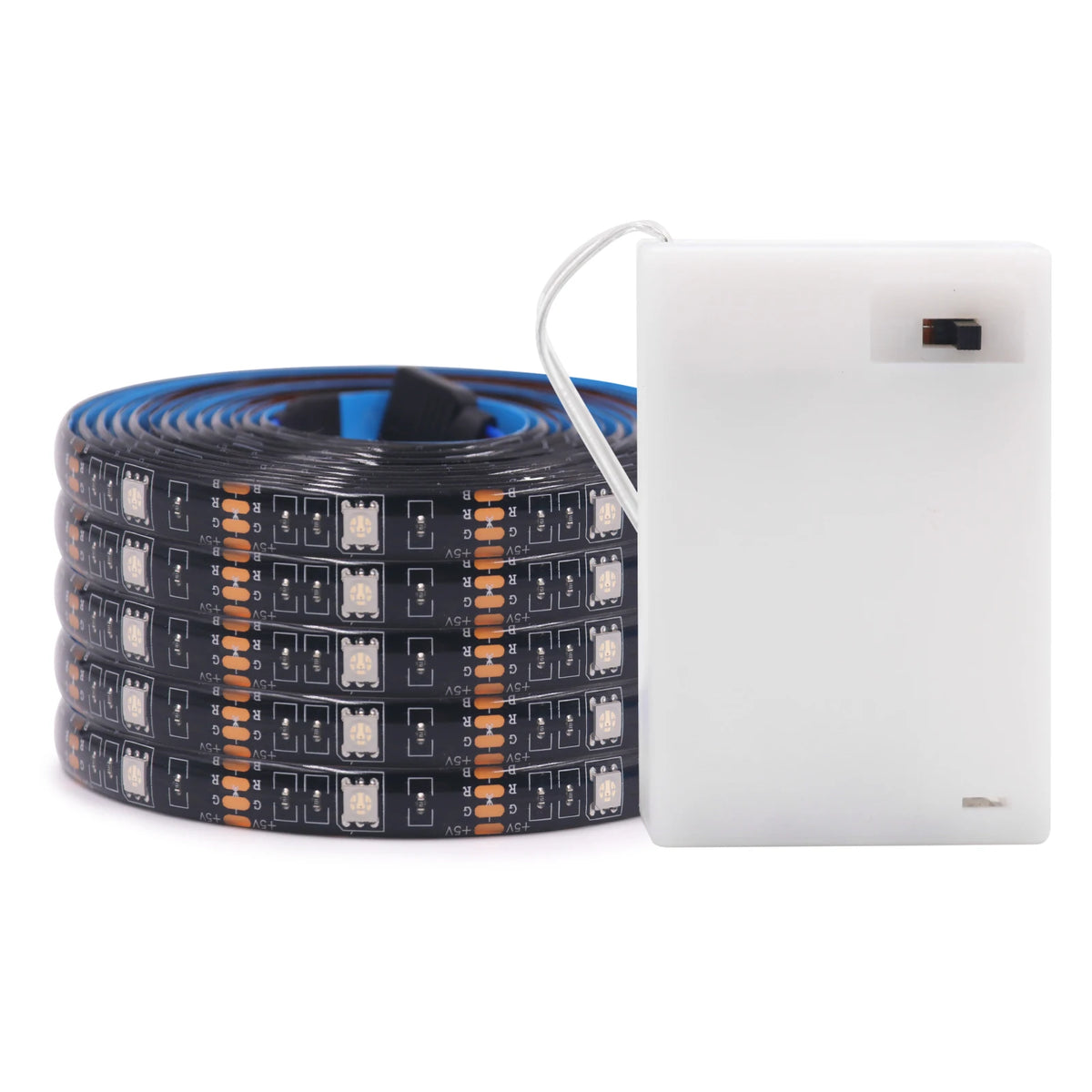 3AA Battery Power RGB Led Strip Light 5V 5050 TV Backlight