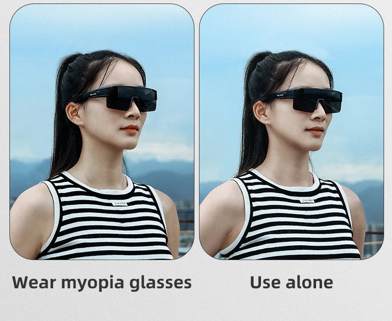 BIKING Cycling Glasses Fit Over Myopic Sunglasses Men Women