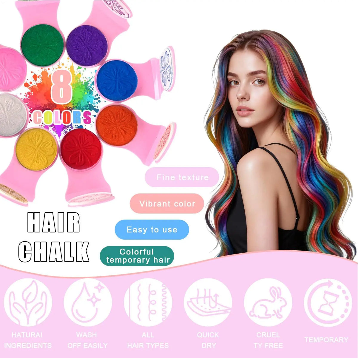 Temporary Hair Dye Chalk Colorful Hair Dye