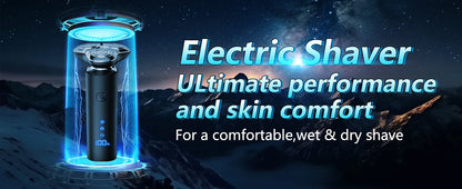 Electric Razor for Men 3 Blade Rotary Shaving Machine