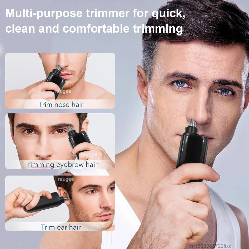 Nose Hair Trimmer Rechargeable Electric Nose Hair Remover