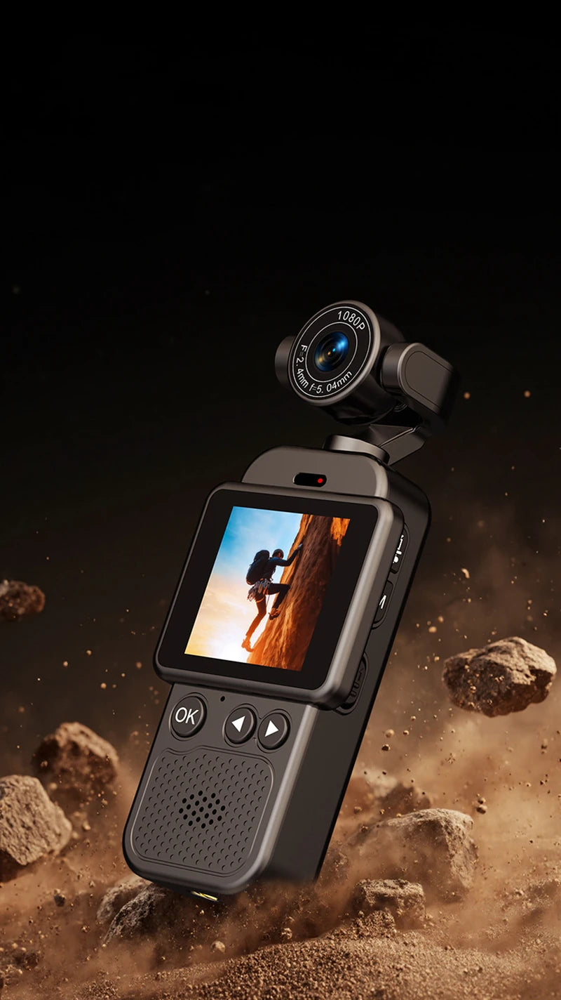 Lenovo 360° Handheld Chest Mount Action Cam 1080P HD