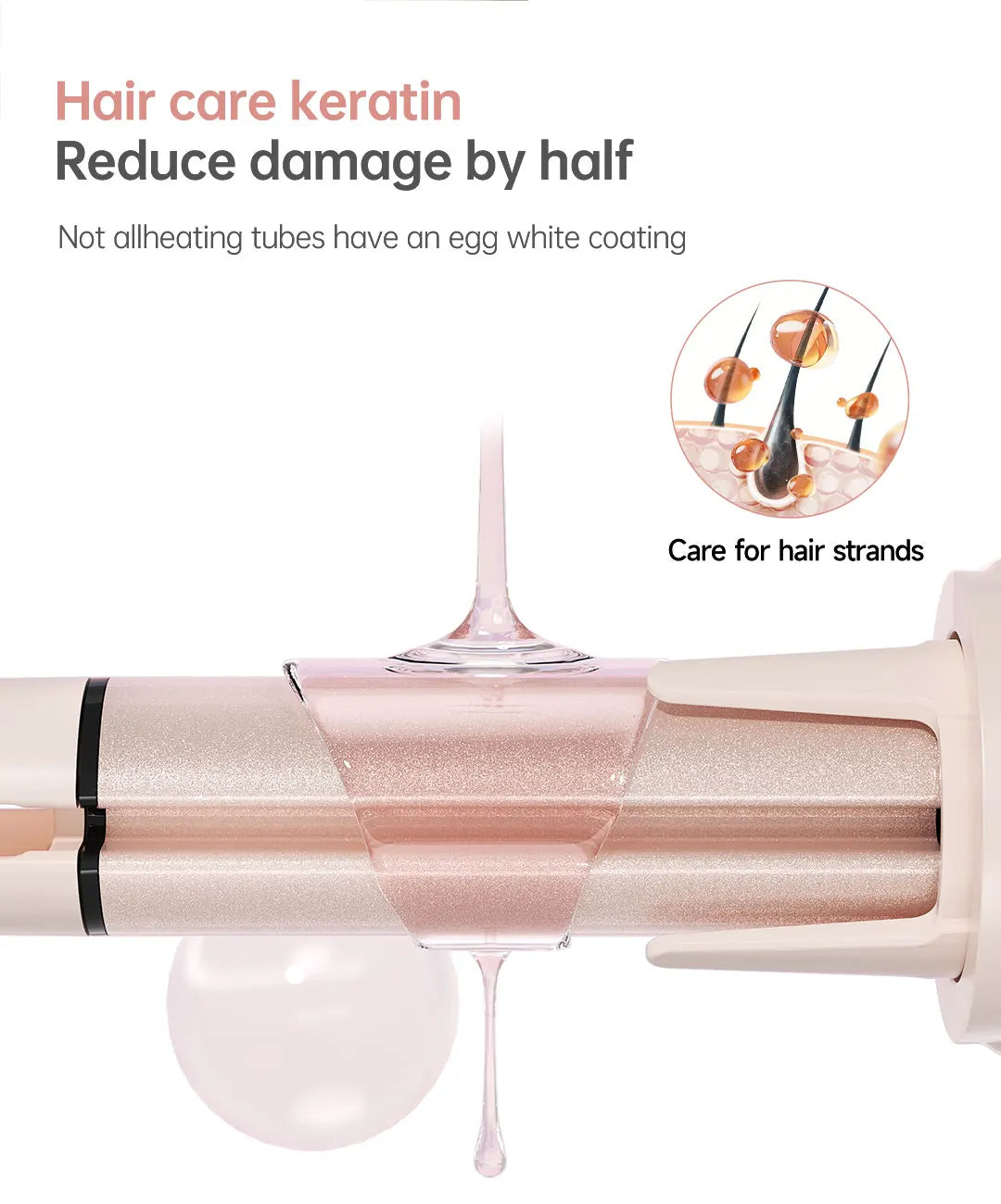 Auto Curling Iron Professional 3 Speed Rotary Hair Curler