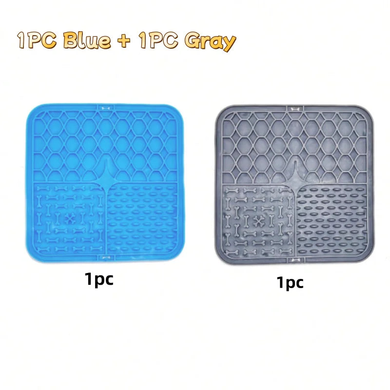 Pet Lick Silicone Mat Slow Feeder Dog Food Plate