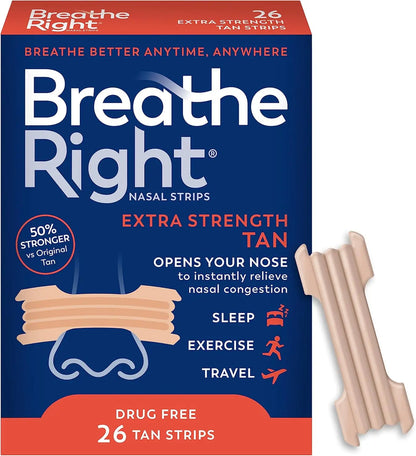 26/52/78 Pcs Breathe Right Nasal Strips