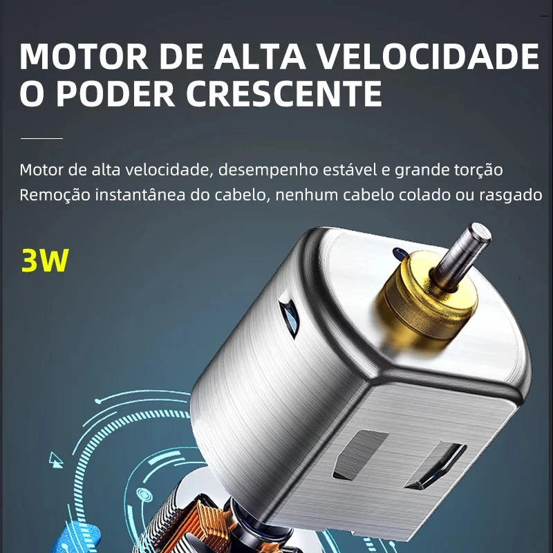 KM-418 Waterproof Hair Clipper Rechargeable Electric Trimmer