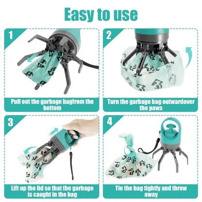 Portable Dog Pooper Scooper Outdoor Pet Waste Pick-up Cleaner