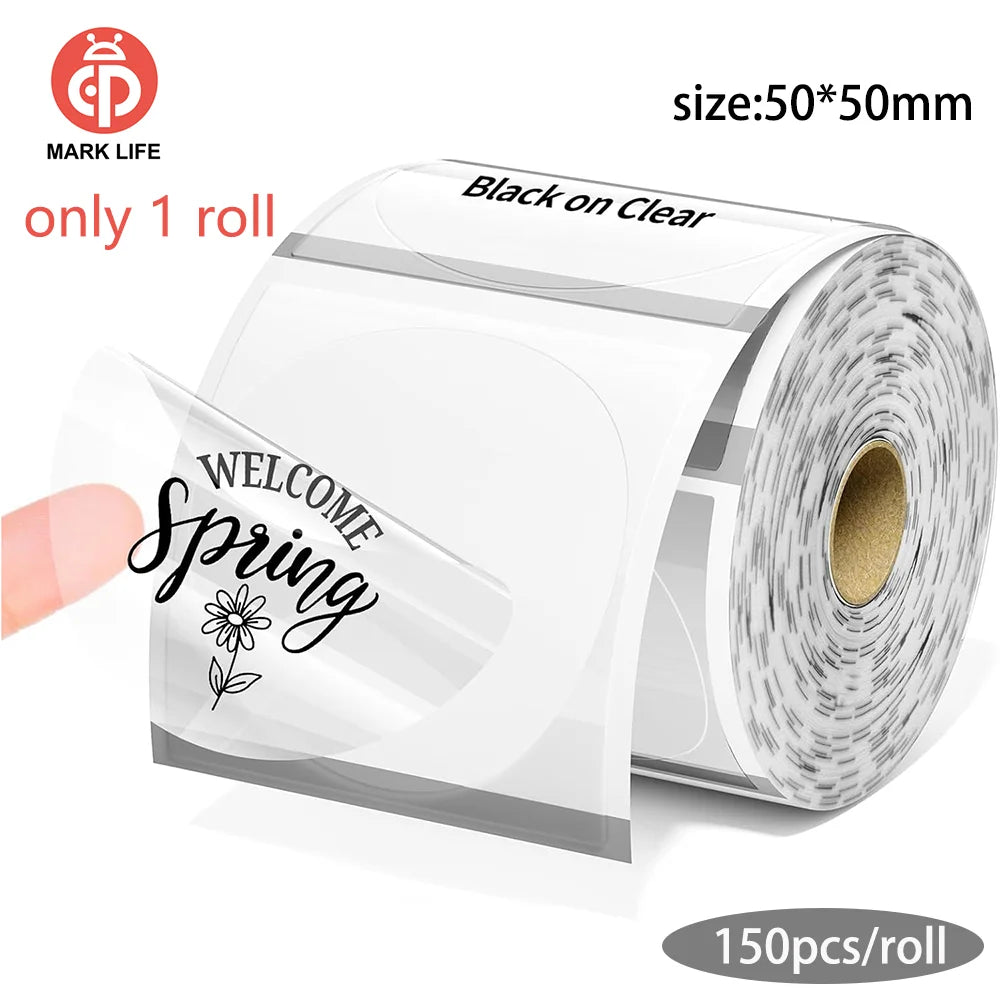Thermal Label Printer P50 Portable Bluetooth Wireless