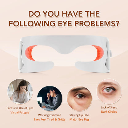 EMS Red Light Eye Massager Eyes Fatigue Relief Relaxation