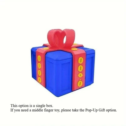 The Annoying Present with Middle Finger in A Box Gift Box