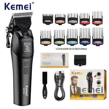 Kemei KM-1858 10W Barber Professional Electric Hair Clipper