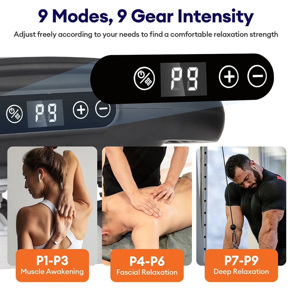 8/16 Heads Body Massage Gun High-Frequency Vibration