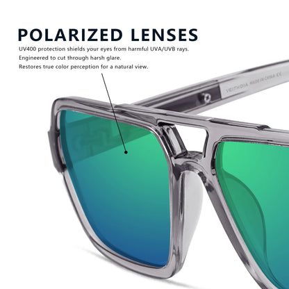 New Arrival Square Sunglasses TR90 Frame Glasses Photochromic