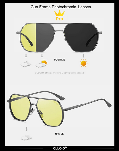 CLLOIO Anti-glare Day Night Vision Glasses Polarized
